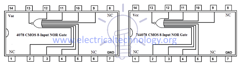 8-Inputs IC NOR Gate