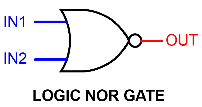 Logic NOR gate