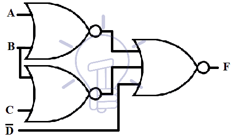 Two-Level implementation Nor Gate OR-Invert and Invert-AND with NOR gate